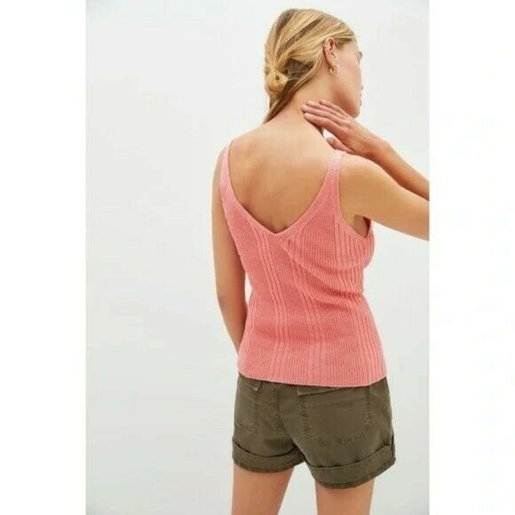 Anthropologie Knit V-neck Tank - Picture 2 of 10